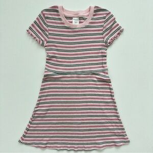 Arizona Short Sleeve Ribbed Dress Size XXS 4-5 Little Girls